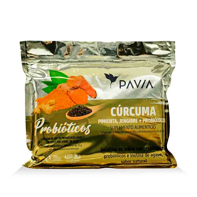 Bolsa con 30 sobres de cúrcuma